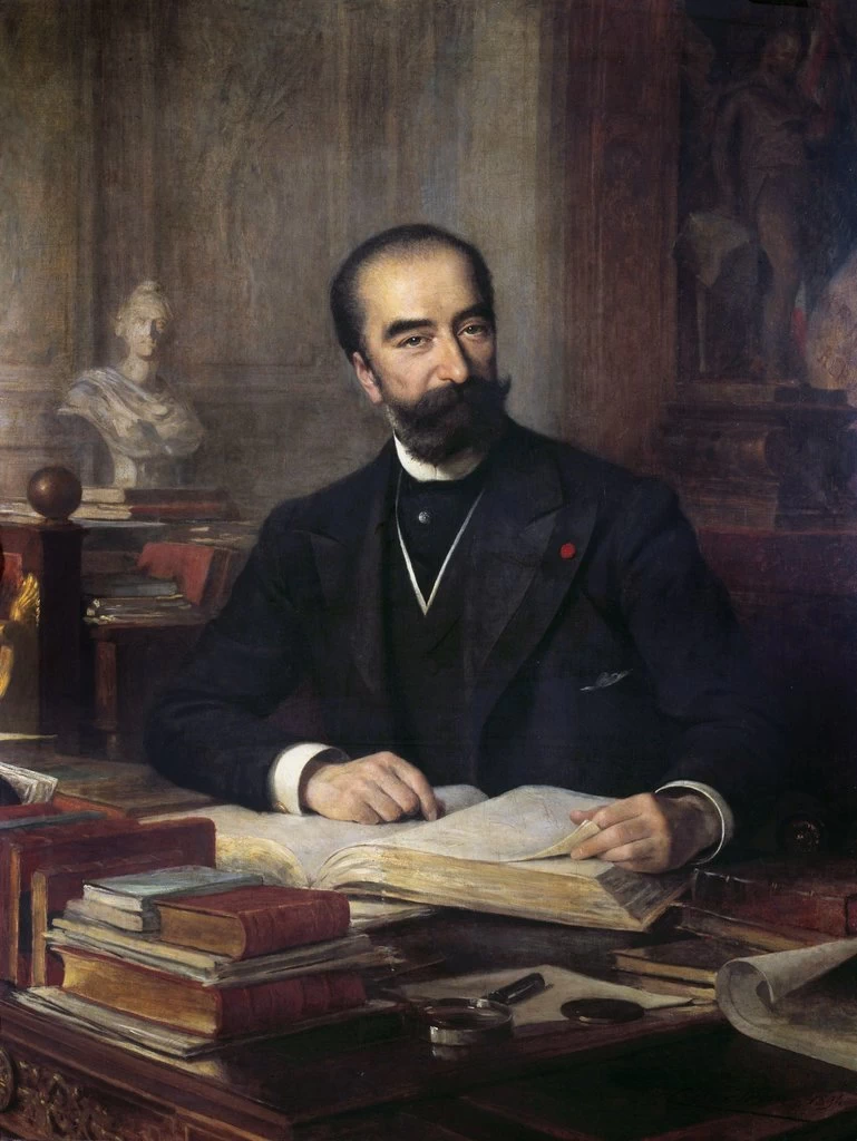 Ritratto del presidente francese Marie François Sadi Carnot